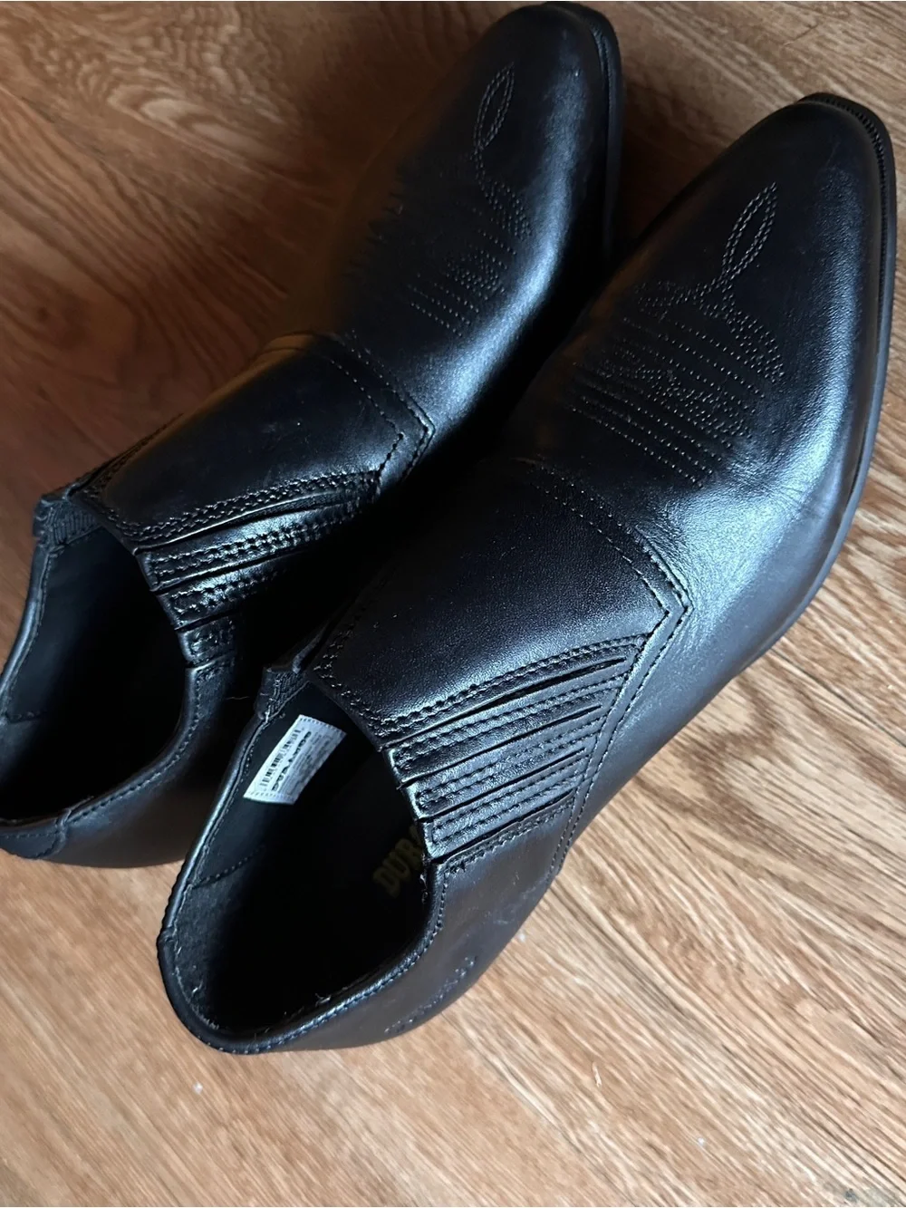 Durango Women’s Size 8 Black Slip-On Cowboy Western Booties Shoes RD3520